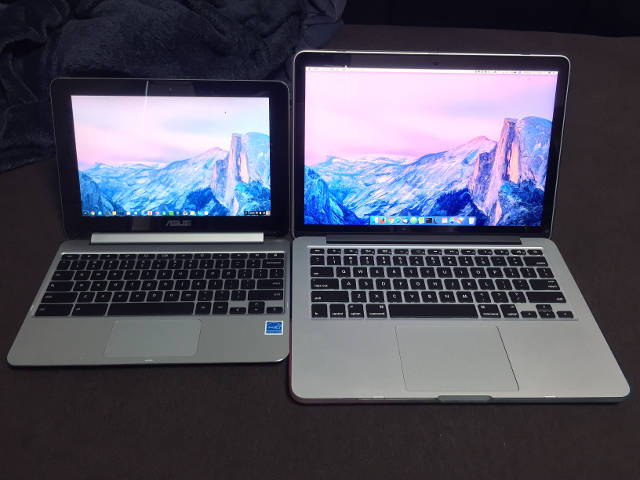 MacBook Pro 13インチと比較