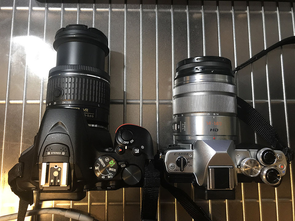 Nikon D5600 と 18-55mm レンズ